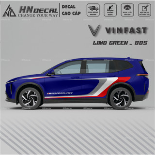 Decal dán xe LIMO GREEN -  Tem dán xe LIMO GREEN mẫu mới nhất nhiều màu sắc ( MẪU 005 )