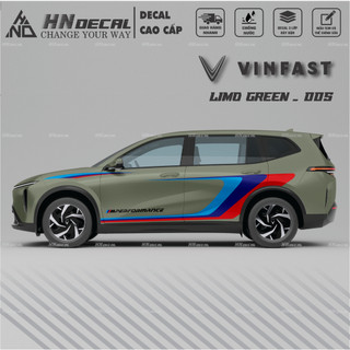 Decal dán xe LIMO GREEN -  Tem dán xe LIMO GREEN mẫu mới nhất nhiều màu sắc ( MẪU 005 )