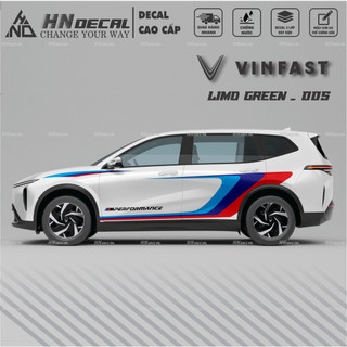 Decal dán xe LIMO GREEN -  Tem dán xe LIMO GREEN mẫu mới nhất nhiều màu sắc ( MẪU 005 )