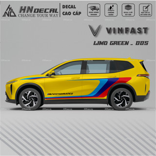 Decal dán xe LIMO GREEN -  Tem dán xe LIMO GREEN mẫu mới nhất nhiều màu sắc ( MẪU 005 )