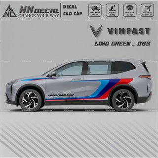 Decal dán xe LIMO GREEN -  Tem dán xe LIMO GREEN mẫu mới nhất nhiều màu sắc ( MẪU 005 )