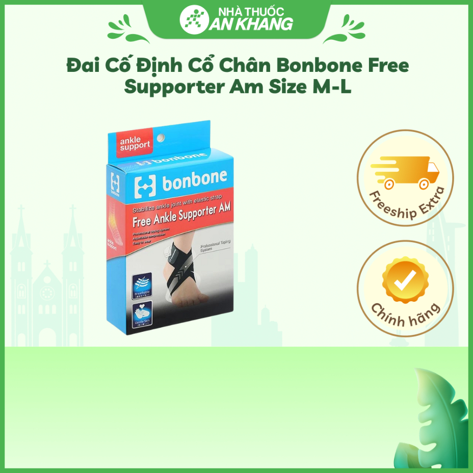 Đai cố định cổ chân Bonbone Free Supporter Am size S