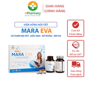Viên Uống Nội Tiết Nữ ( Có NMN ) MARA EVA, Hỗ Trợ Tăng Nội Tiết Tố Nữ, Điều Kinh, Bổ Trứng, Đẹp Da