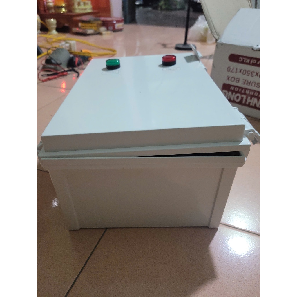 Tủ NHỰA NGOÀI TRỜI chuyển nguồn 2 công tơ 125A- cầu dao chuyển tự động 2 công tơ- TỦ NHỰA ABS CHỐNG NƯỚC- CHỐNG HAN RỈ