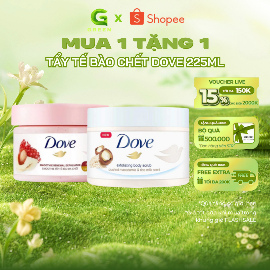 Kem Tẩy Da Chết Dove - Hình ảnh thực tế