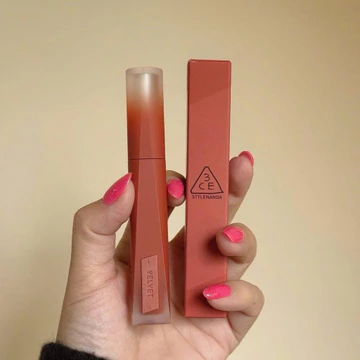 [CHÍNH HÃNG 100%] SON NHUNG KEM LÌ 3CE VELVET LIP TINT PLUSH #TAUPE MẪU MỚI