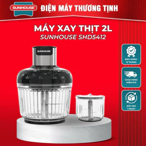 Máy xay thịt SUNHOUSE SHD5412 có kèm cối xay tỏi ớt hàng chính hãng bảo hành 12 tháng