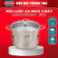 NỒI LUỘC GÀ INOX 3 ĐÁY SUNHOUSE SIZE 28,30,32CM DÙNG ĐƯỢC MỌI LOẠI BẾP