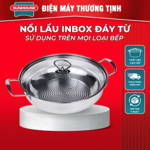 Nồi lẩu inox, nồi đun bếp từ,đạt tường size 30 hàng chính hãng giá tốt