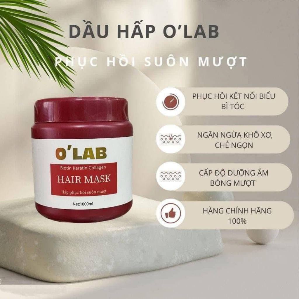 HẤP PHỤC HỒI SUÔN MƯỢT CHO TÓC KHÔ XƠ OLAB