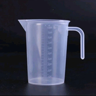 Ca đong 1L nhựa PP an toàn thực phẩm thân trong suốt vạch rõ ràng miệng rót tiện lợi dễ sử dụng (6071)