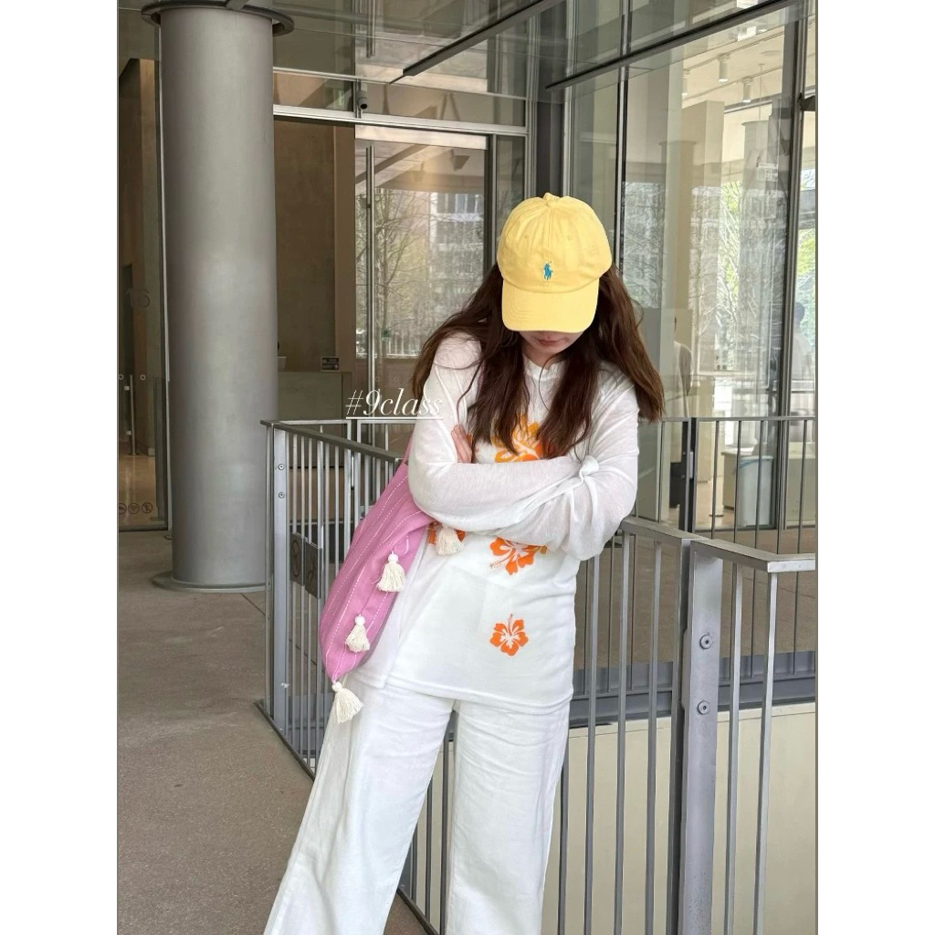 mũ lưỡi trai thêu polo, Hình thêu sắc nét có chữ sau, Vải kaki mềm, fom unisex