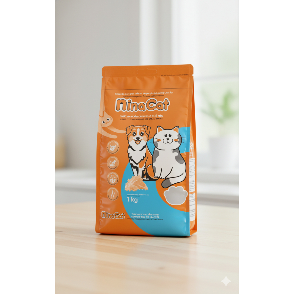 GIÁ HỦY DIỆT hạt mèo ninacat mix ruốc 1 kg - 3 kg
