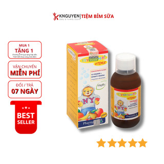 FITOBIMBI VITEMIX BỔ XUNG VITAMIN TỔNG HỢP VÀ KHOÁNG CHẤT CHO BÉ | NHẬP KHẨU CHÍNH HÃNG ITALY