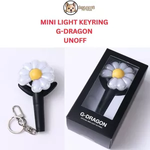 Móc khóa G Dragon Unoff G-Dragon Bigbang Daisybong Lightstick hoa cúc