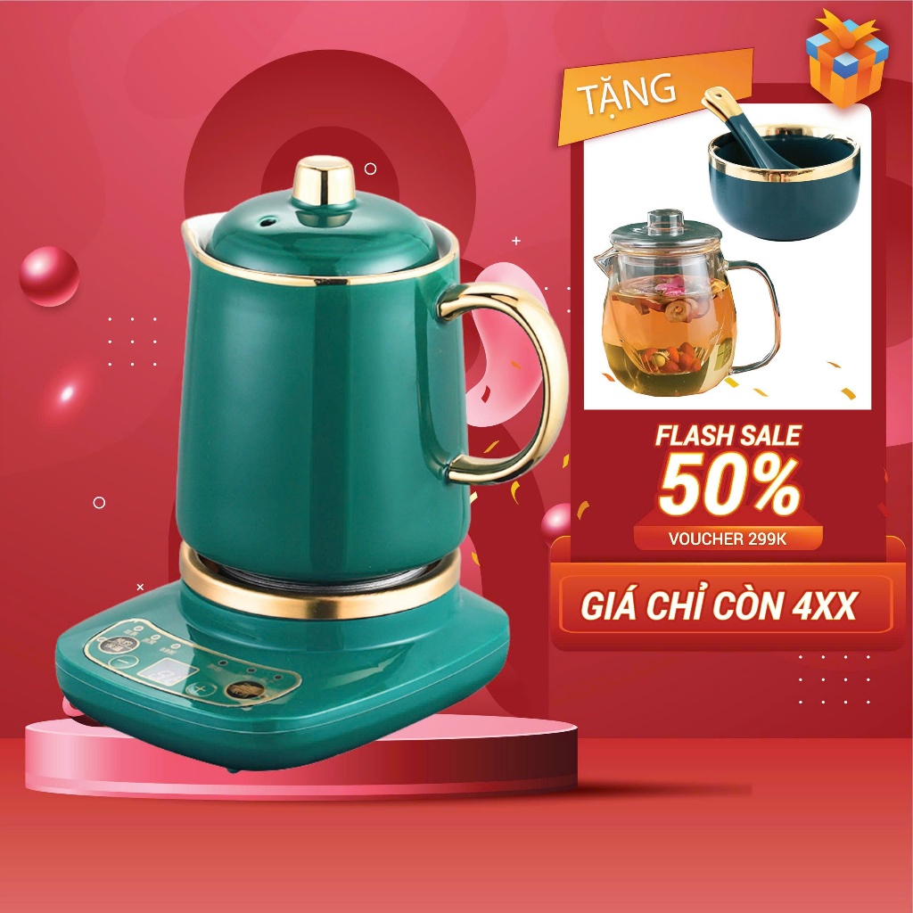 [MỚI VỀ] Cốc Chưng Yến Đa Năng, Dung tích 500/ 600/ 800ml, Cốc Điện Đa Năng Tăng Bình Trà Thủy Tinh
