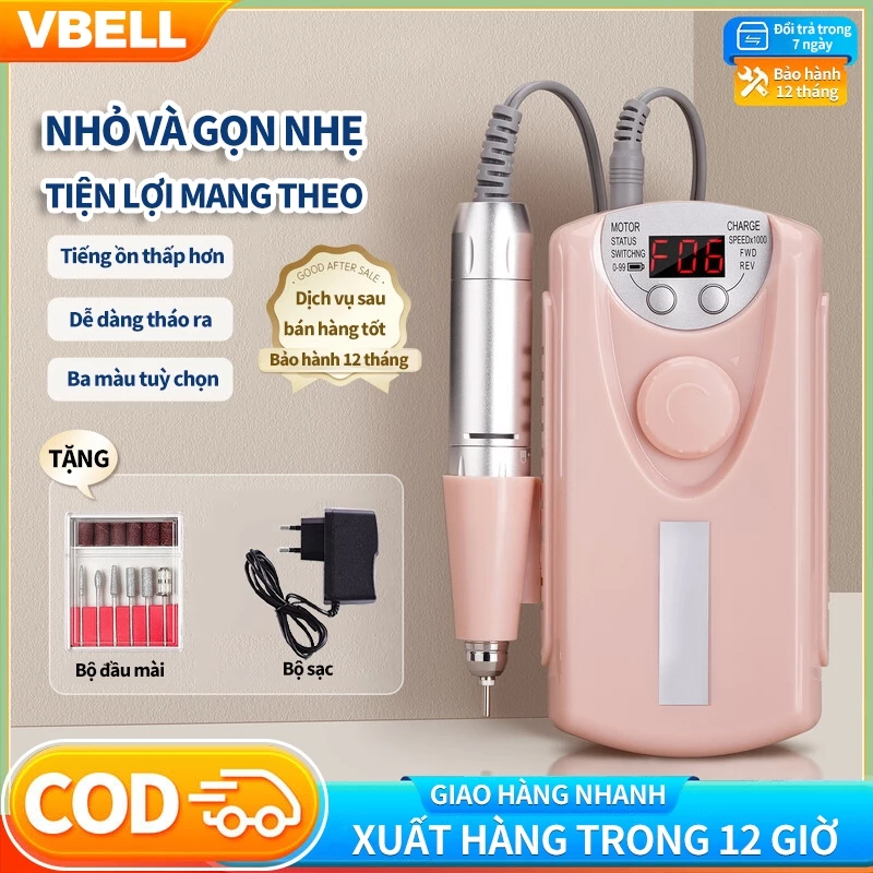 Máy Mài Tích Điện EN101 Chính Hãng Loại 1 – Máy Mài Nail Đa Năng, Êm, Mạnh, Dùng Pin Tiện Lợi Cho Thợ Nail