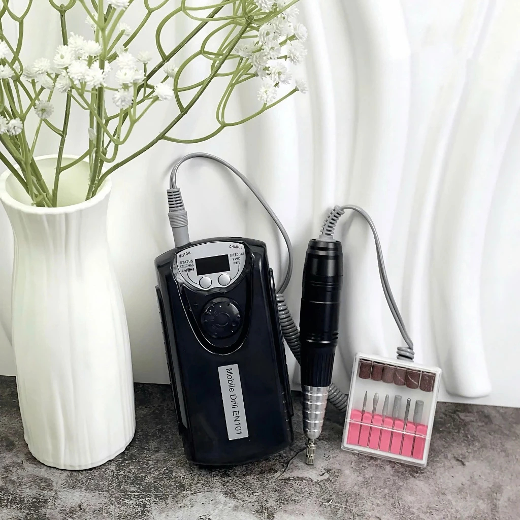 Máy Mài Tích Điện EN101 Chính Hãng Loại 1 – Máy Mài Nail Đa Năng, Êm, Mạnh, Dùng Pin Tiện Lợi Cho Thợ Nail