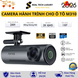 Camera Hành Trình 70mai Dash Cam M310, Bản Quốc Tế, Phát Hiện Va Chạm, Giám Sát Đỗ Xe 24h, Kết Nối Wifi Tiện Lợi, BH 24T