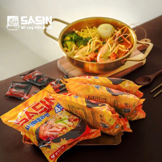 [ 5 GÓI ] MÌ CAY SASIN VỊ KIM CHI & MÌ CAY SASIN VỊ SOYUM + 5 GÓI XỐT ỚT ĐỘ 10G