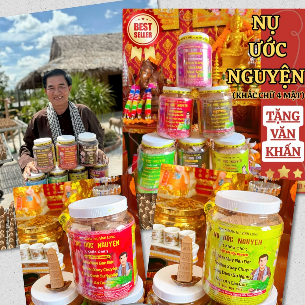 Nụ ước nguyện 4 mặt - thu hút tài lộc, vận may- kinh doanh buôn bán đắt