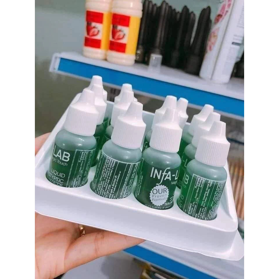 Dung Dịch Cầm Máu INFA LAB 15ml Chính Hãng Mỹ – Cầm Máu Sau 3 Giây, An Toàn, Hiệu Quả Cho Thợ Nail & Spa