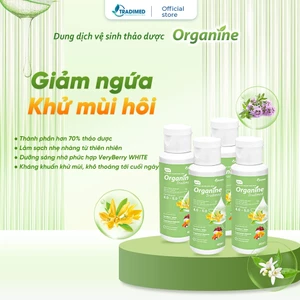 Dung Dịch Vệ Sinh Phụ Nữ Organine 40ml - Giảm Ngứa, Khử Mùi, Ngăn Ngừa Viêm Nhiễm Vùng Kín