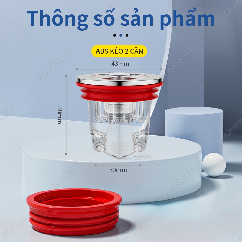 Nắp Đậy Cống Thoát Nước Sàn Nhà Tắm - Ngăn Mùi Hôi, Chống Côn Trùng, Cửa Đôi Thoát Nước 90