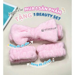 Set Băng đô và chun tay rửa mặt Kyunglab xinh xắn, màu ngẫu nhiên - Bebeau
