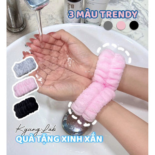 Set Băng đô và chun tay rửa mặt Kyunglab xinh xắn, màu ngẫu nhiên - Bebeau