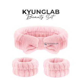 Set Băng đô và chun tay rửa mặt Kyunglab xinh xắn, màu ngẫu nhiên - Bebeau