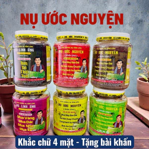 NỤ ƯỚC NGUYỆN 4 MẶT MÀU VÀNG xua đuổi â.m khí, tă.ng dương k.hí thu hút tài lộc, may mắn