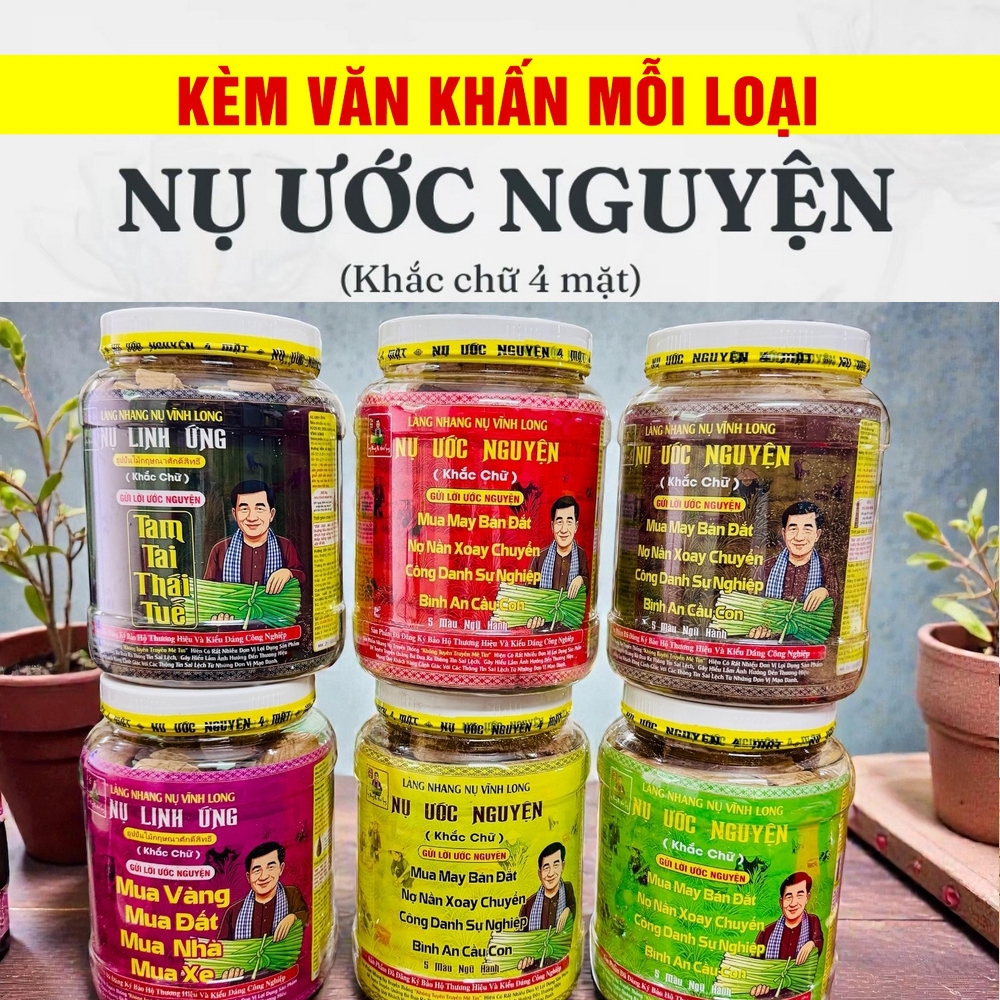 Nụ ước nguyện 4 mặt - thu hút tài lộc, vận may- kinh doanh buôn bán đắt