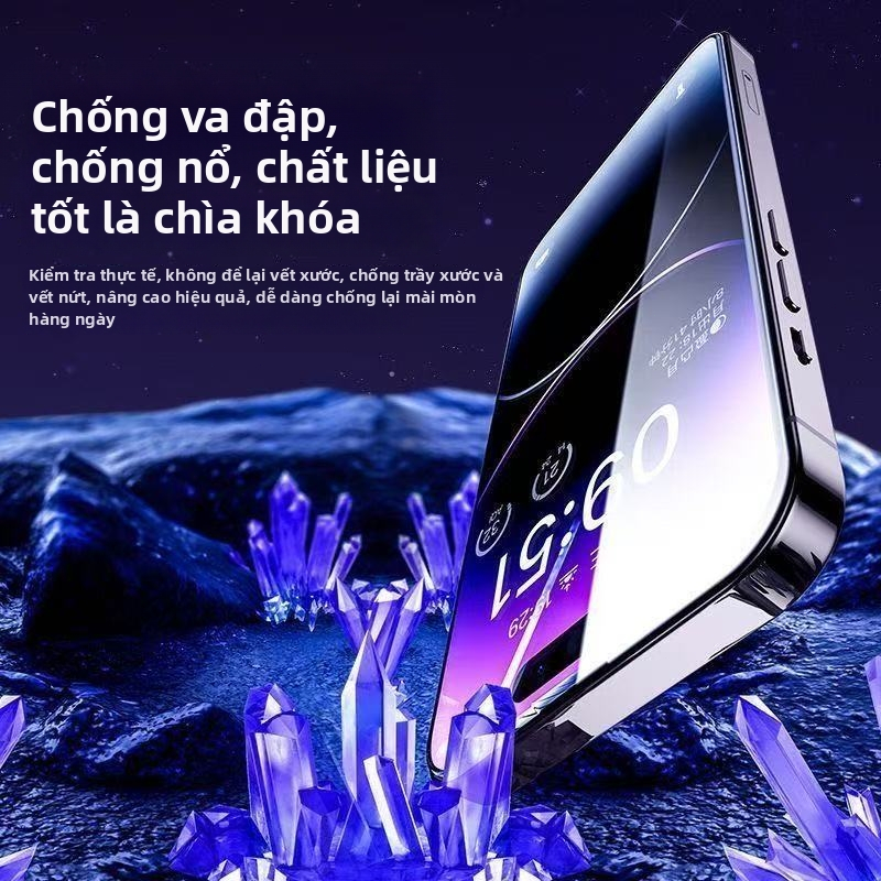 Xem xét cao độ thép màng áp dụng apple 14pro/16/17/15/13 chống thấm nước 12/11 chống lại dấu vân tay