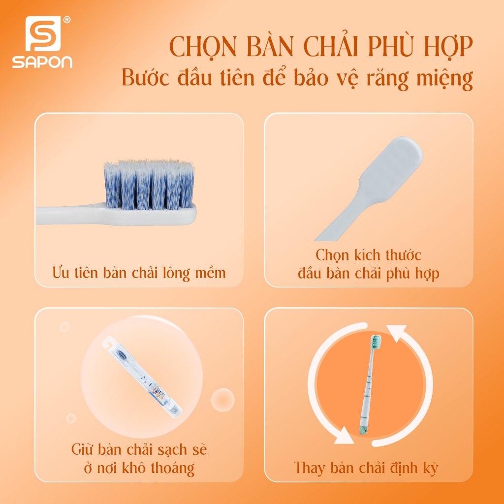 Combo 4 Bàn chải đánh răng YUMY Shine sợi lông mảnh mềm mại vệ sinh răng miệng an toàn (BC01-108)
