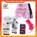Combo Boxing & Muay Thái: Găng Boxing DNA + Băng Đa + Quần Muay + Tất bảo vệ khớp cổ chân - Set đồ tập cơ bản — ảnh 2