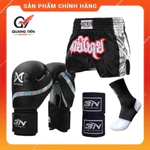 Combo Boxing & Muay Thái: Găng Boxing DNA + Băng Đa + Quần Muay + Tất bảo vệ khớp cổ chân - Set đồ tập cơ bản — ảnh 3