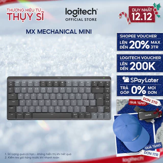 Bàn phím cơ không dây Logitech MX Mechanical Mini – Tactile, chiếu sáng nền, sạc USB-C