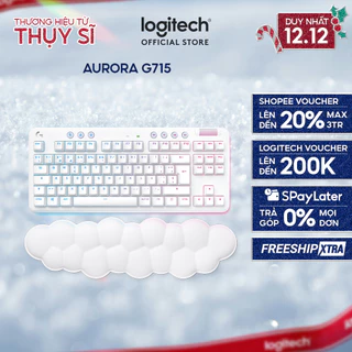 Bàn phím cơ gaming Logitech G715 TKL Aurora - Bluetooth & Lightspeed RGB 2 switch