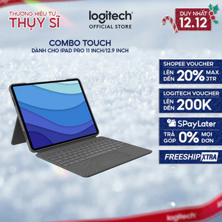 Bao da case iPad kèm bàn phím Logitech Combo Touch dành cho iPad Pro 11 và 12.9 inch - Có trackpad