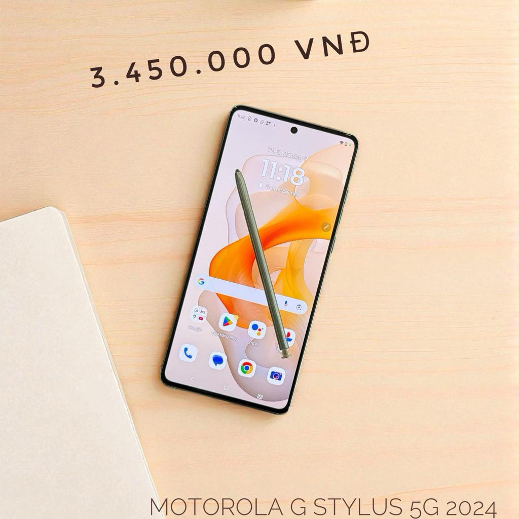 Điện thoại Motorola #Stylus_2024_Ram8/128/pin5000/Snapdragon6gen1 giá rẻ | BigBuy360 - bigbuy360.vn