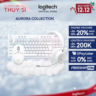 Combo Logitech Aurora - Bàn phím cơ G715 TKL, Chuột G705, Tai nghe không dây G735
