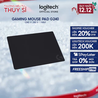Bàn di, lót chuột gaming Logitech G240 - Bề mặt vải, ma sát tốt, chống trượt