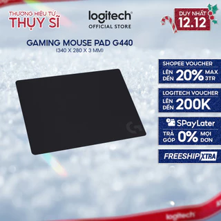 Bàn Di Chuột Chơi Gaming Cao Cấp Logitech G440 - Mousepad cứng, mặt vải, chống trượt, 340x280x3(mm)