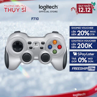 Tay cầm chơi gaming console không dây Logitech F710 - USB 2.4Ghz, 4 phím di chuyển D-Pad