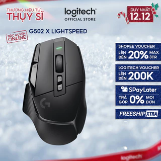 Chuột gaming không dây Logitech G G502 X LIGHTSPEED – Switch LIGHTFORCE Hybrid