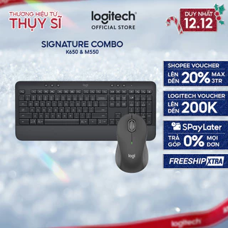 Combo Bàn phím Không dây Logitech K650 và Chuột Không dây Logitech M550