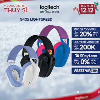 Tai nghe gaming Bluetooth và Lightspeed Logitech G435 Mic ảo tích hợp PC Mobile PS5