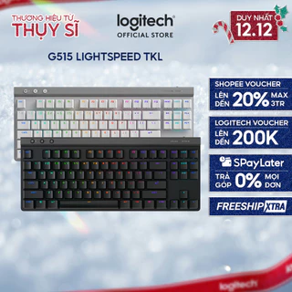 Bàn phím Gaming Không dây Low profile Logitech G515 LIGHTSPEED TKL - LIGHTSYNC RGB, Keycaps PBT
