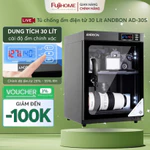 Tủ chống ẩm máy ảnh 30 lít NIKATEI NC-30C, hộp hút chống ẩm đựng máy ảnh 30L đồng hồ LED giá rẻ tiết kiệm điện — ảnh 1